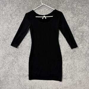Mudd Bodycon Mini Dress S Tech Noir Minimalist Corporate Dropout Alt Clubwear